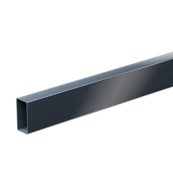 Metalinis tvoros profilis | 2,5 m | 40 × 20 mm | 1,2 mm storio | miltelių būdu dažytas RAL 7016