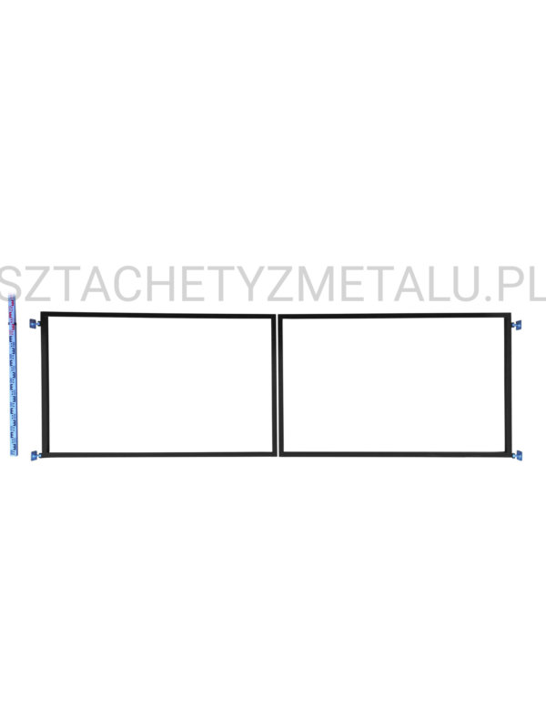 Dvivėrės vartai 40x40x1,5 mm (4,04 m) - obrazek 8