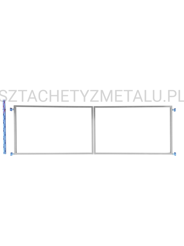 Dvivėrės vartai 40x40x1,5 mm (4,04 m) - obrazek 9