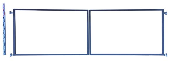 Dvivėrės vartai 40x40x1,5 mm (4,04 m)